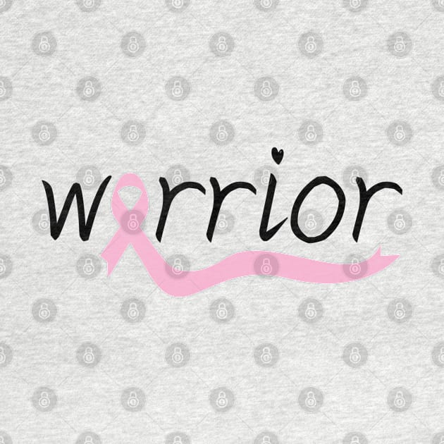 Warrior T-shirt, Breast Cancer Awareness Tee, Pink Ribbon Shirt, October Tees, Cancer Survivor Gift, Pink October Shirt, Women Graphic Tee by Inspirit Designs